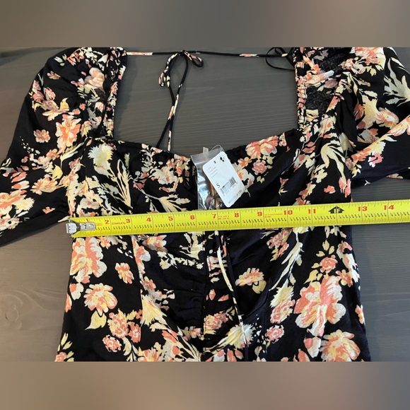 Free People Hilary Printed Top NWT - Picture 9 of 11